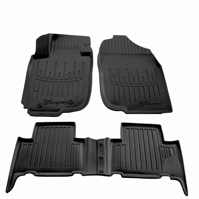Stingray 3D Rubber Floor Mats (4 pcs, Polyurethane) for Toyota Rav 4 2006-2013 - image 1