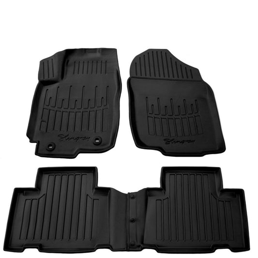Stingray 3D Rubber Floor Mats (4 pcs, Polyurethane) for Toyota Rav 4 2013-2018 - image 1