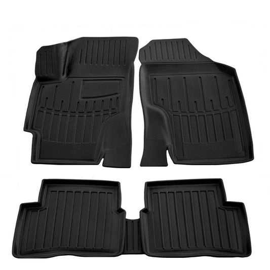 Stingray 3D mats (5 pcs, polyurethane) for Kia Rio 2005-2011 - Reelken Auto
