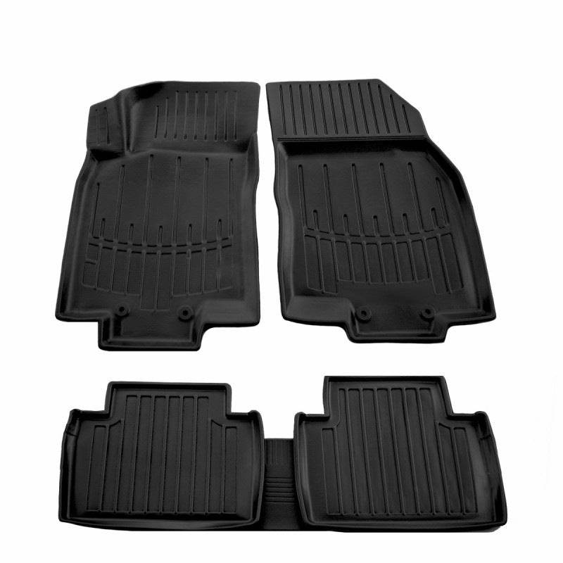Stingray 3D rugs (5 pcs, polyurethane) for Nissan X-trail T32 / Rogue 2014-2021 - Reelken Auto