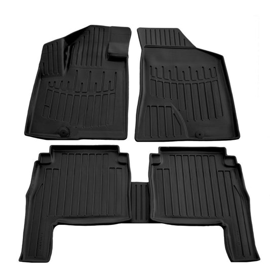 Rubber Floor Mats Stingray 3D 2006-2010 (5 pcs, Polyurethane) for Hyundai Santa Fe 2 2006-2012 - image 1