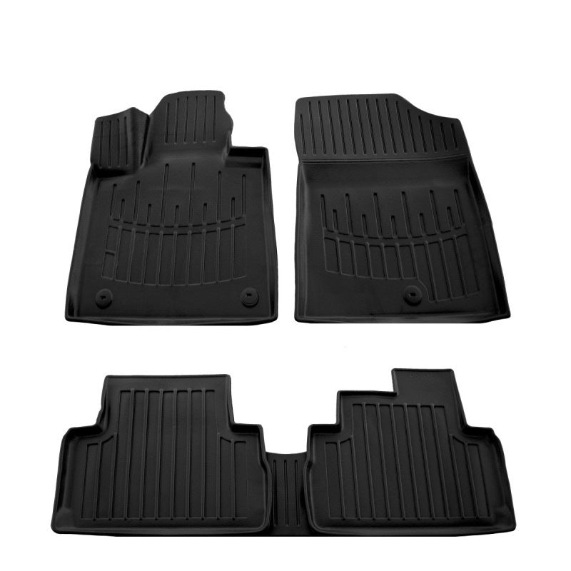Stingray 3D Rubber Floor Mats (5 pcs, Polyurethane) for Hyundai Santa Fe 4 2018-2023 - image 1
