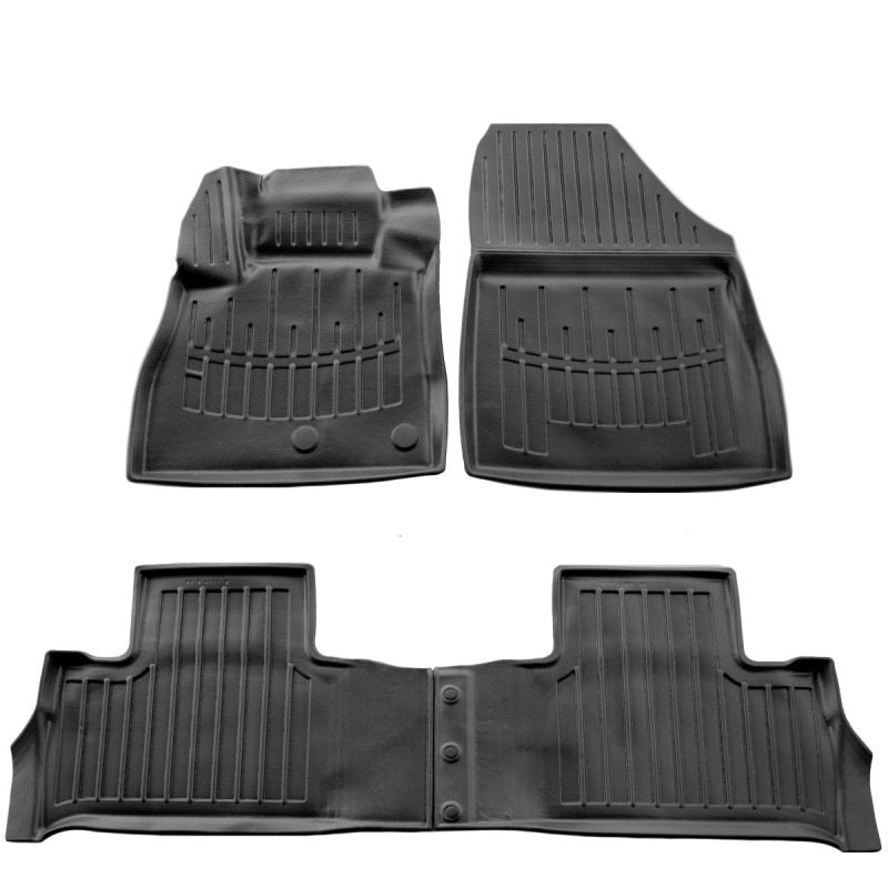 Stingray 3D Rubber Floor Mats (4 pcs, Polyurethane) for Renault Scenic/Grand 2016-2025 - image 1