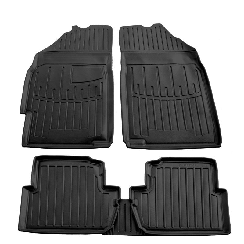Stingray 3D Rubber Floor Mats (5 pcs, Polyurethane) for Daewoo Matiz 2009-2015 - image 1