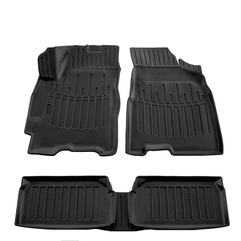 Stingray 3D mats (5 pcs, polyurethane) for Chery Tiggo 2 - Reelken Auto