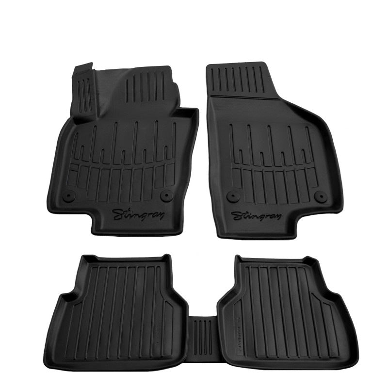 Stingray 3D Rubber Floor Mats (5 pcs, Polyurethane) for Volkswagen Tiguan 2007-2016 - image 1