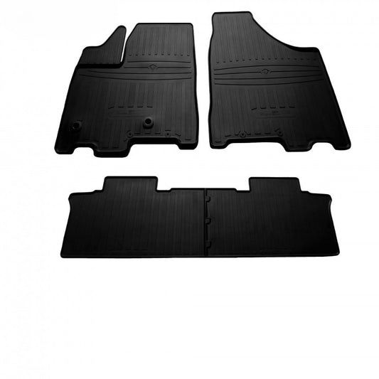 Rubber Floor Mats Stingray (6-7 seats, 4 pcs) for Toyota Sienna 2010-2020 - image 1
