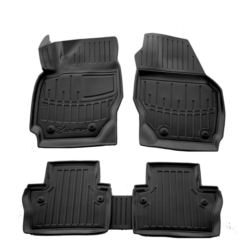 Stingray 3D Rubber Floor Mats (5 pcs, Polyurethane) for Volvo S80 2006-2016 - image 1