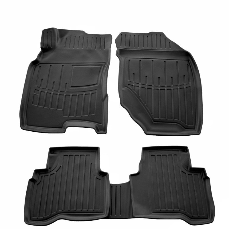 Stingray 3D Rubber Floor Mats (5 pcs, Polyurethane) for Nissan X-trail T30 2002-2007 - image 1