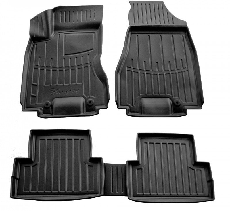 Stingray 3D Rubber Floor Mats (5 pcs, Polyurethane) for Nissan X-trail T31 2007-2014 - image 1