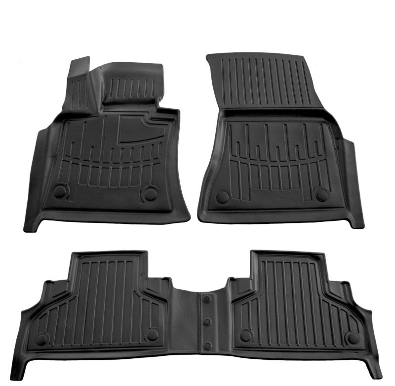 Stingray 3D Rubber Floor Mats (5 pcs, Polyurethane) for BMW X6 F16 2014-2019 - image 1