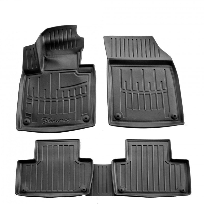 Stingray 3D Rubber Floor Mats (5 pcs, Polyurethane) for Volvo XC90 2015- - image 1