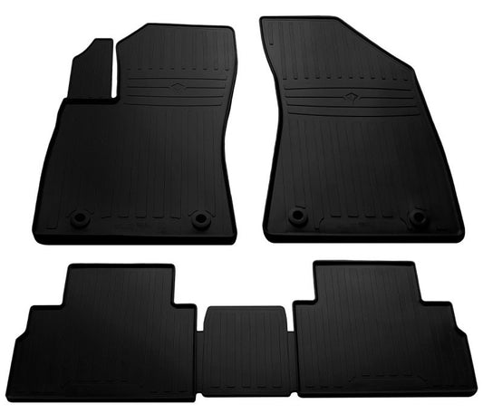 Rubber Floor Mats Stingray (4 pcs) for MG ZS 2017- - image 1