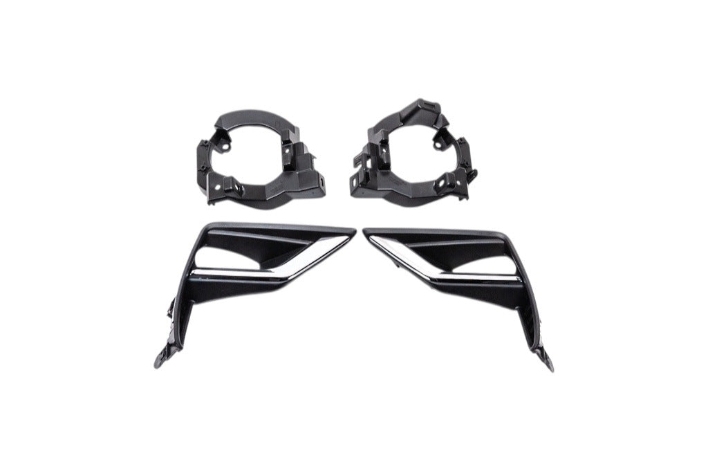 Fog Light Inserts (2 pcs, 2017+) for Toyota Land Cruiser Prado 150 2009-2023 - image 1