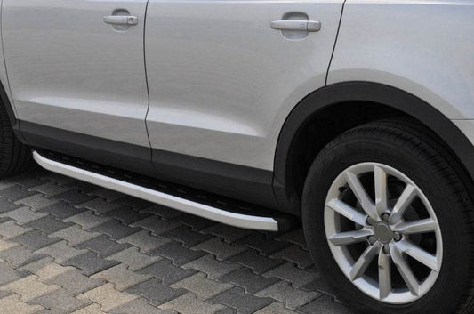 Side sills Fullmond (2 pieces, aluminum) for Audi Q5 2008-2017 - Reelken Auto