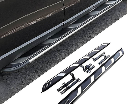 Side steps OEM V2 (2 pieces, aluminum) for Audi Q5 2017-2025 - Reelken Auto