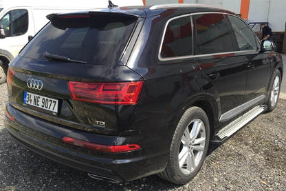 Side area Allmond Grey (2 pcs., Aluminum) for Audi Q7 2015- - Reelken Auto