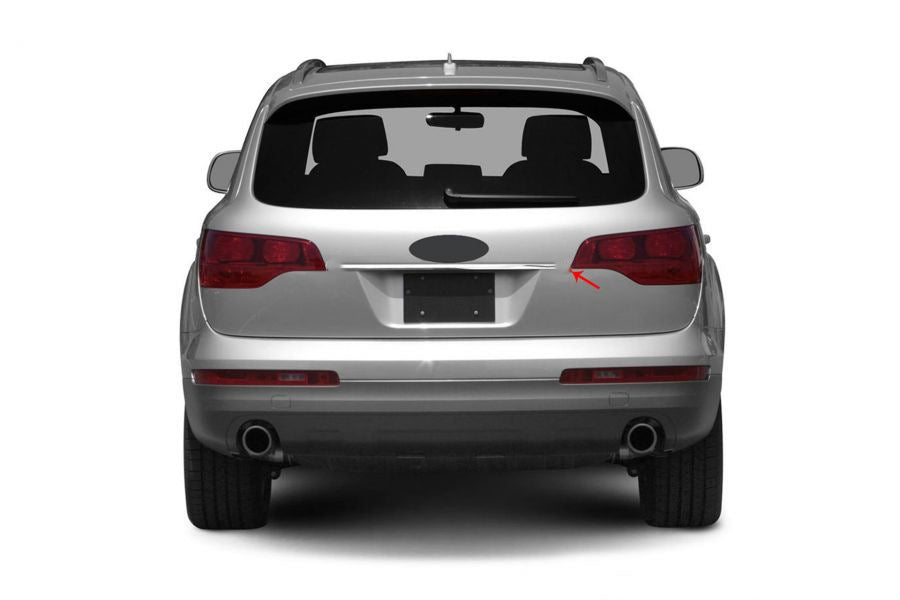 Chrome trim above license plate OmsaLine (stainless steel) for Audi Q7 2005-2015 - image 1