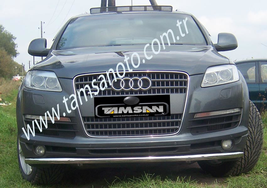 Front protection ST008 (stainless) for Audi Q7 2005-2015 - image 5