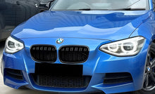Kidney Grilles M-Look (2011-2014, Gloss Black) for BMW 1 Series F20/F21 2011-2019 - image 1