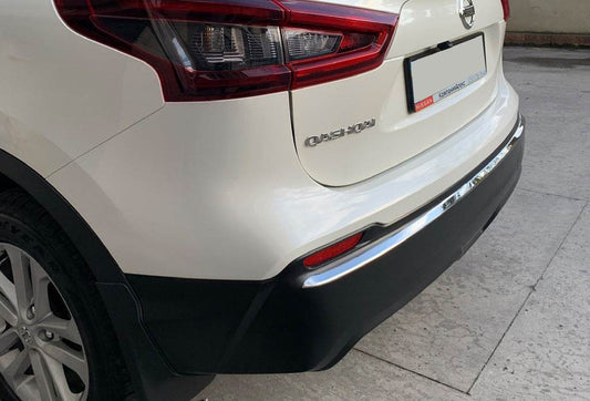 Bumper edge (stainless steel) for Nissan Qashqai 2014-2021 - Reelken Auto