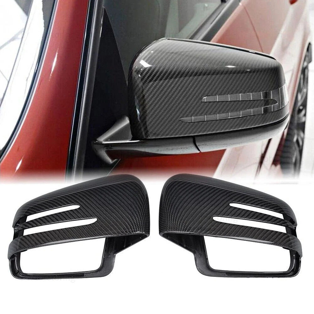 Carbon Mirror Covers (2 pcs) for Mercedes G сlass W463 1990-2018 - image 1