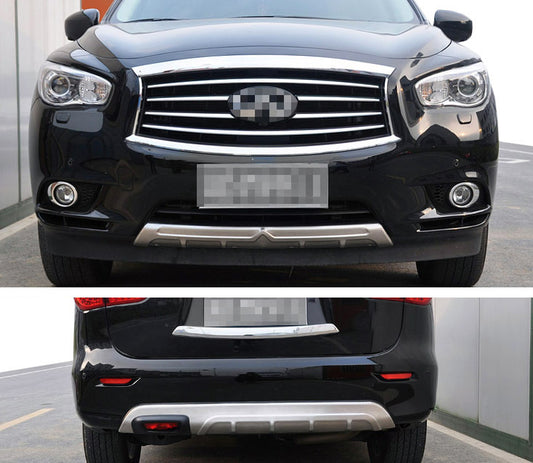 Front and Rear Bumper Extensions (2 pcs) for Infiniti QX60 2016-2021 - image 1