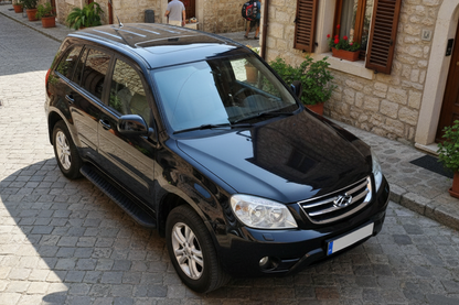 Side Steps Bosphorus Black (2 pcs, Aluminum) for Chery Tiggo 3 2005- - image 1