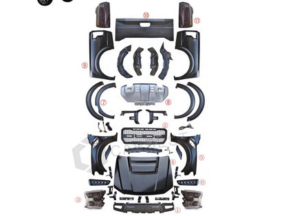 Body Kit Set (F150 Raptor Design 2015-2020) for Ford Ranger 2011-2022 - image 1
