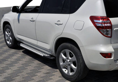 Side Steps Allmond Grey (2 pcs, Aluminum) for Toyota Rav 4 2006-2013 - image 1