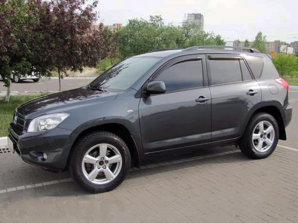 Window Deflectors (4 pcs, HIC) for Toyota Rav 4 2006-2013 - image 1