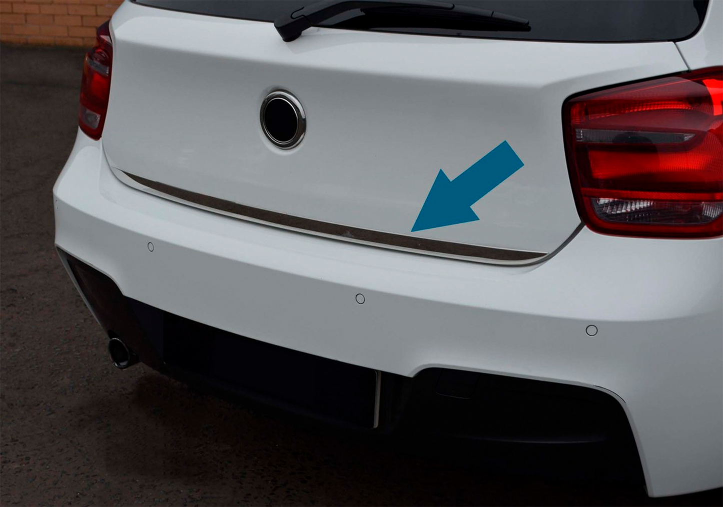 Trunk trim stainless steel for BMW 1 Series F20/F21 2011-2019 - image 3