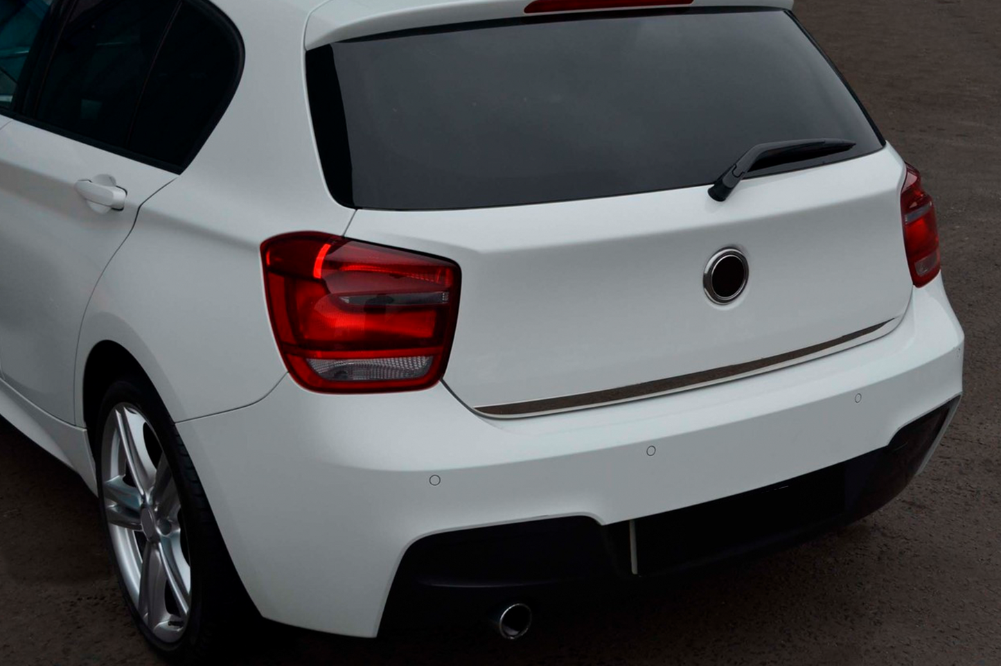 Trunk trim stainless steel for BMW 1 Series F20/F21 2011-2019 - image 1