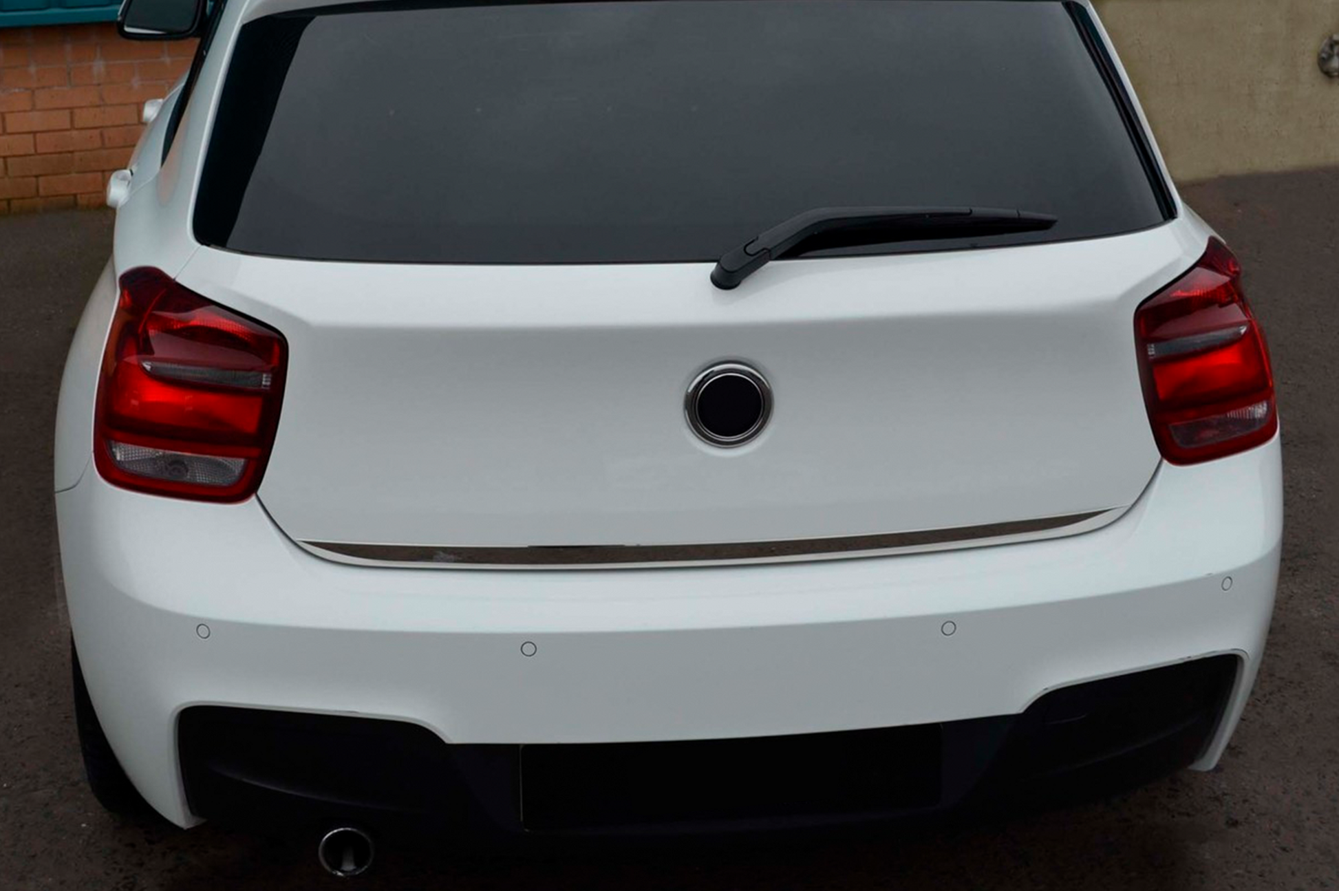 Trunk trim stainless steel for BMW 1 Series F20/F21 2011-2019 - image 4