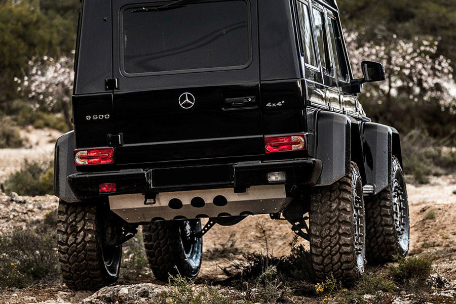 Rear Bumper Guard (Fuel Tank) for Mercedes G сlass W463 1990-2018 - image 1
