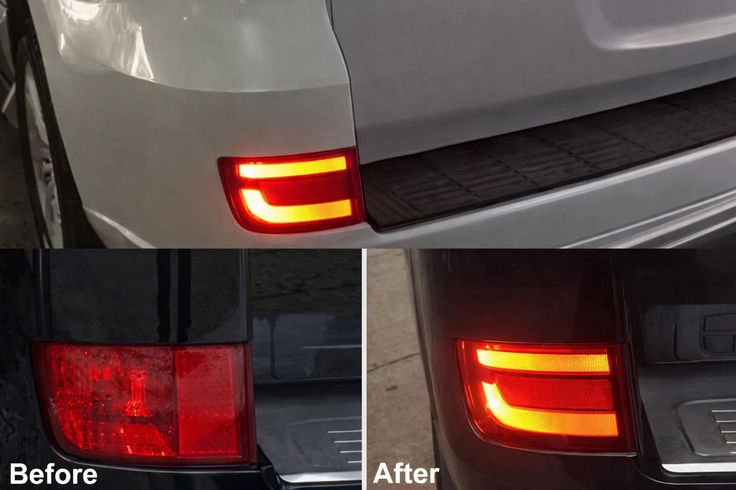 Rear Fog Lights 2016+ (LED) for Toyota Land Cruiser 200 2007-2021 - image 1