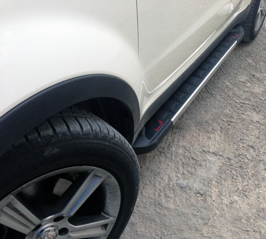 Side Steps RedLine V1 (2 pcs, Aluminum) for SsangYong Korando 2010-2019 - image 1