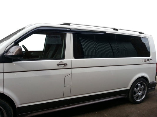 Roof rails CROWN (grey Mat) for Volkswagen T5 Transporter 2003-2010 - image 2