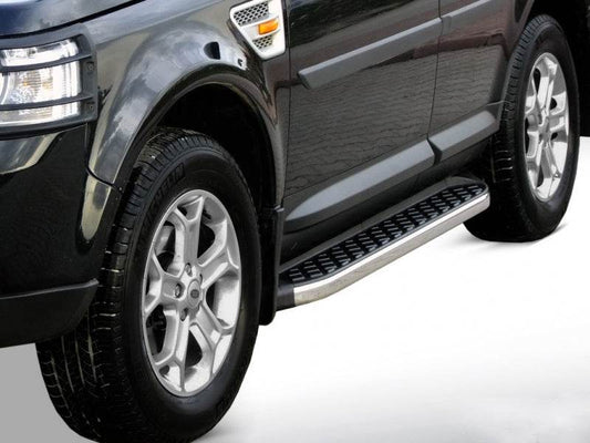Side area BlackLine (2 pieces, aluminum) for Range Rover III L322 2002-2012 - Reelken Auto
