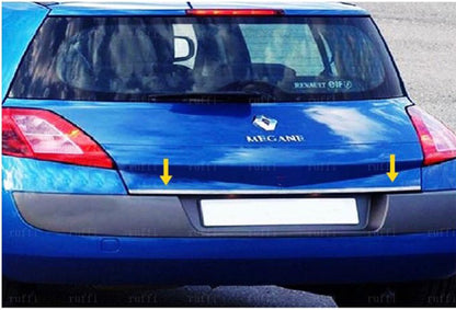 The edge of the trunk (stainless) for Renault Megane II 2004-2009 - image 2