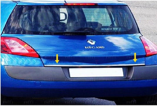 The edge of the trunk (stainless) for Renault Megane II 2004-2009 - image 2