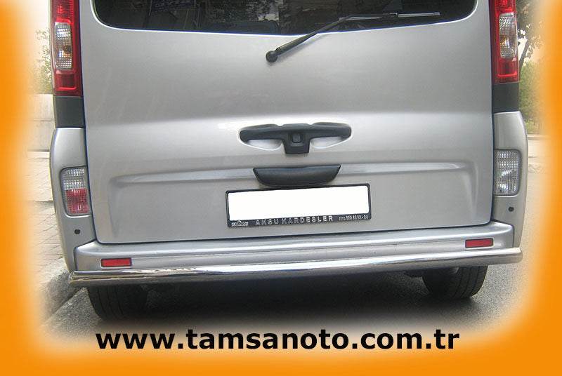 Back protection AK002 (stainless) for Nissan Primastar 2002-2014 - Reelken Auto