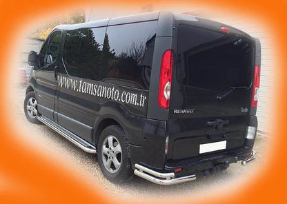 Rear corners AK003-Double (stainless steel) for Opel Vivaro 2001-2015 - Reelken Auto