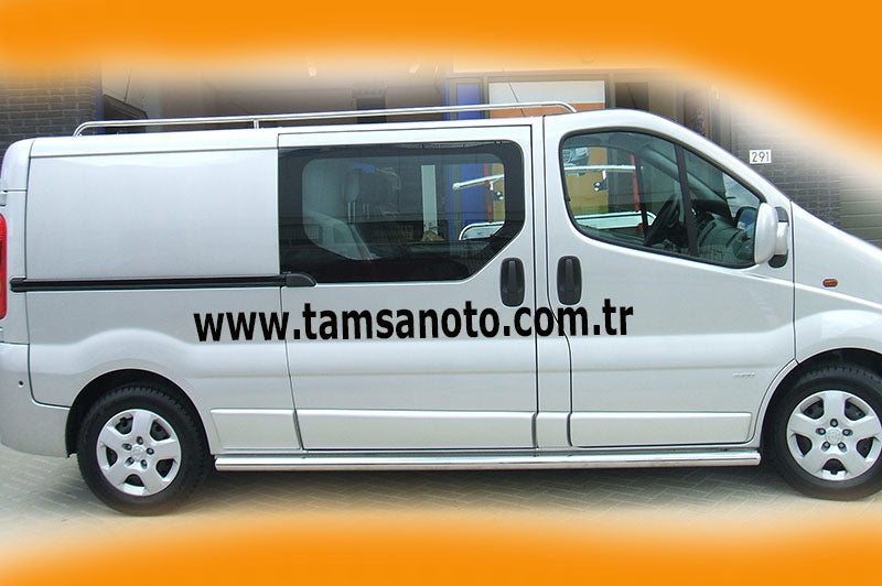 The lateral pipe (2 pcs, stainless steel.) for Nissan Primastar 2002-2014 - image 4