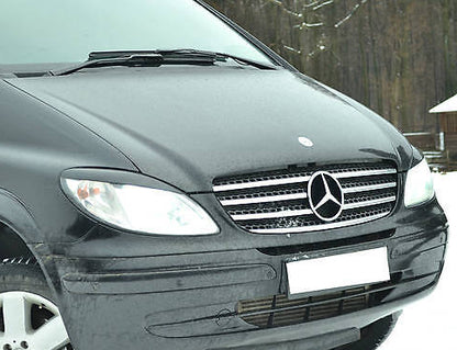 Trim on the grille 2004-2010 (stainless) for Mercedes Vito W639 2004-2014 - image 3