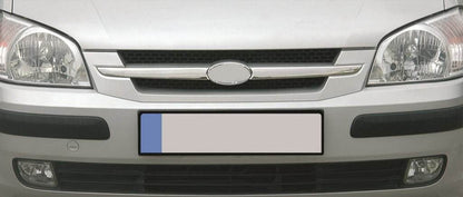 Scuff grille (2 ppm., Stainless steel.) for Hyundai Getz - Reelken Auto
