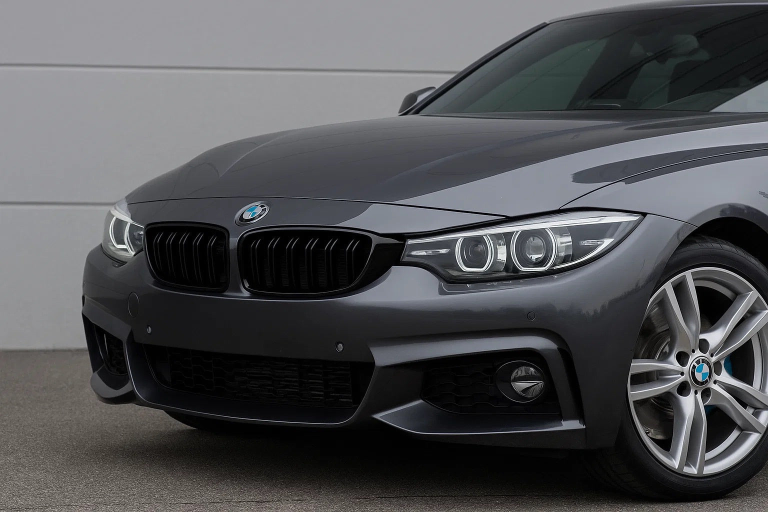 Kidneys M-Look (Gloss Black) for BMW 4 Series F32/F33/F36 2012-2020 - image 2