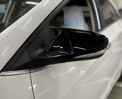 Covers for mirrors with a cutout for turning BMW-style (2 pcs) for Hyundai Elantra (MD/UD) 2011-2015 - Reelken Auto