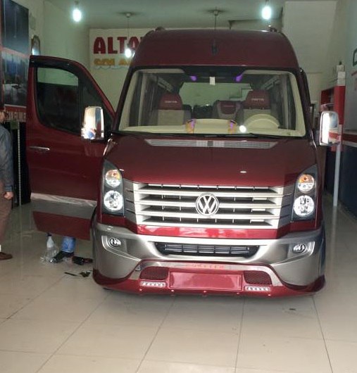 Front bumper lip 2012↗ (Sport-3, paintable) for Volkswagen Crafter 2006-2016 - image 5