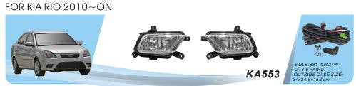 Fog Lights 2009-2011 (Halogen) for Kia Rio 2005-2011 - image 1